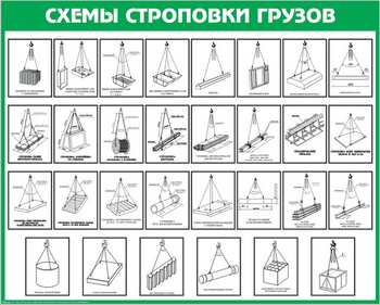 Схема строповки st13 - Схемы строповки и складирования грузов - Магазин охраны труда Протекторшоп